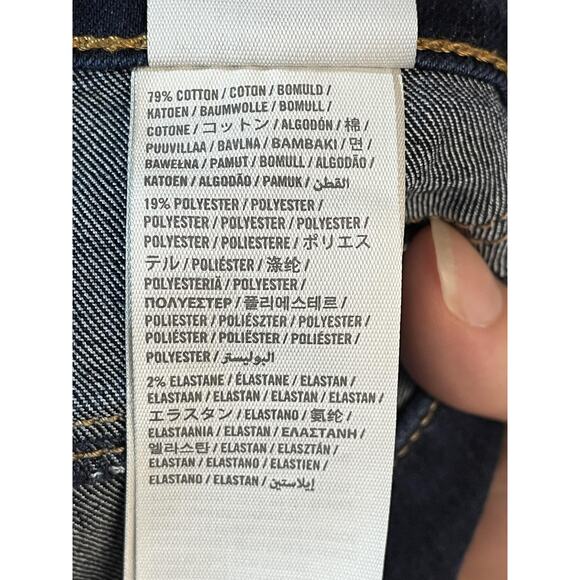 Hollister Jeans Womens 00 Blue Dark Wash Skinny Stretch Denim Classic Low Rise - Picture 11 of 16